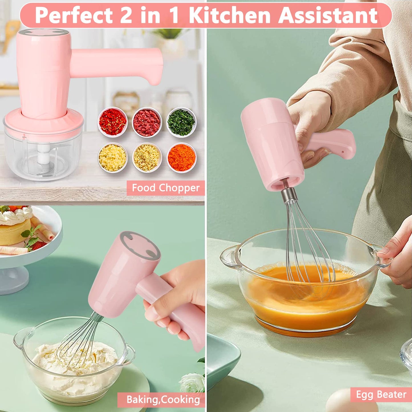 Wireless Electric Food Mixer Blender