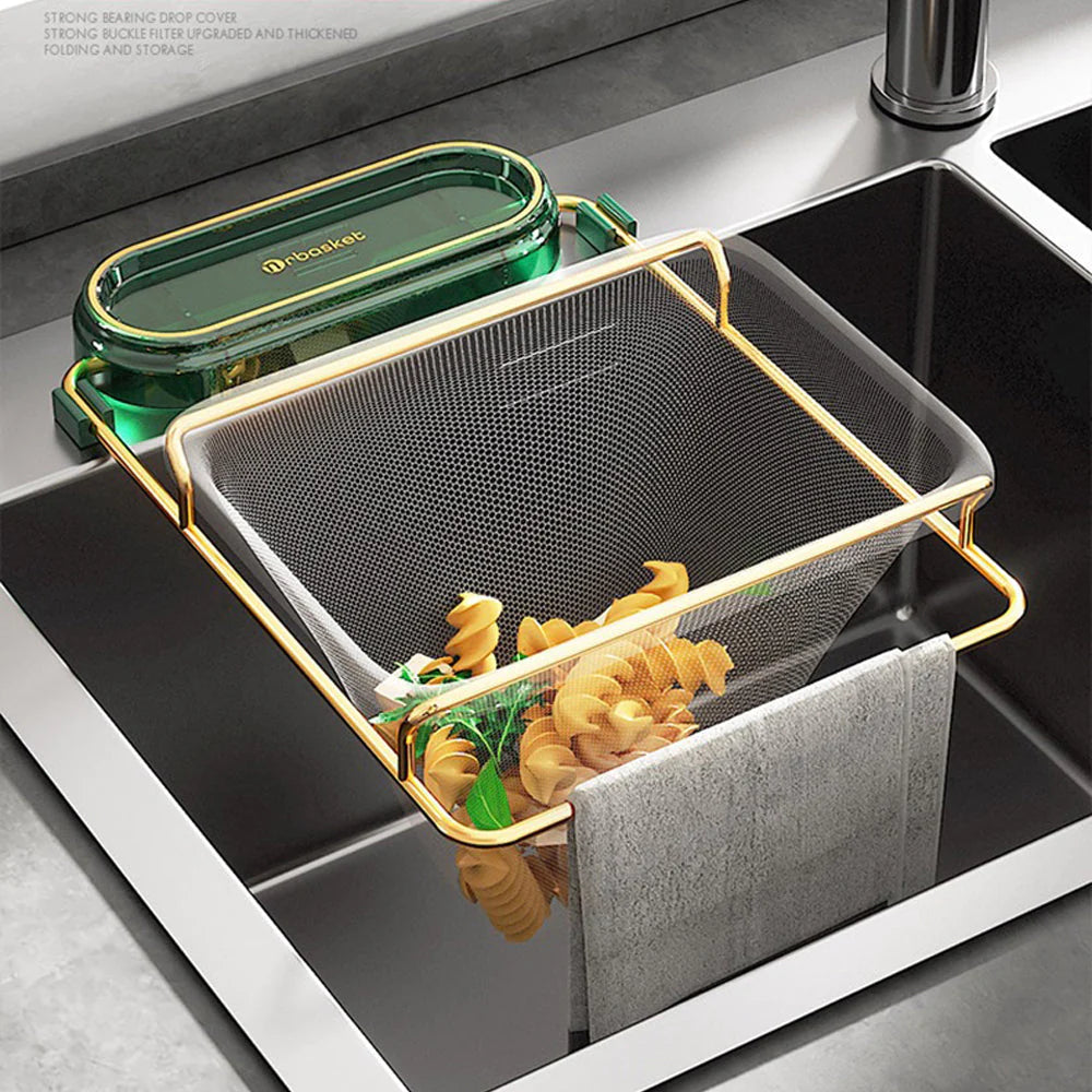 Foldable Kitchen Sink Filter Rack